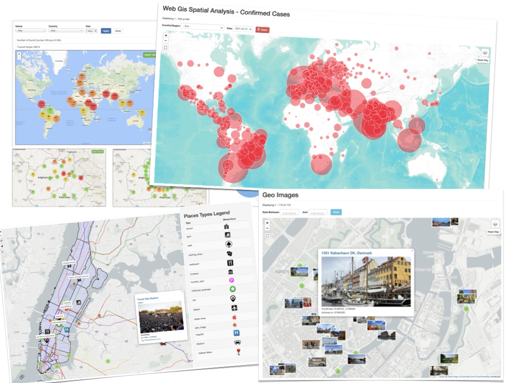 Examples of Drupal Geofield Stack Based Geo Apps