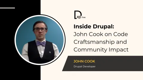 John Cook, an experienced Drupal developer, talks about his career and contributions to the Drupal community.