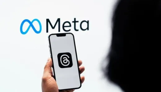 A person holds a smartphone displaying Meta's logo, highlighting the company's $1.4 billion settlement with Texas over biometric data privacy issues.