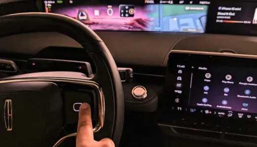 A view of the 2024 Lincoln Nautilus, featuring seamless digital integration and cutting-edge technology for the modern driver