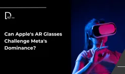 Apple's upcoming augmented reality glasses aiming to compete with Meta's smart glasses in the rapidly growing AR market.