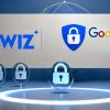 Google in advanced talks to acquire cybersecurity startup Wiz for $23 billion. Image shows Wiz and Google logos with security icons, highlighting the significance of the deal.
